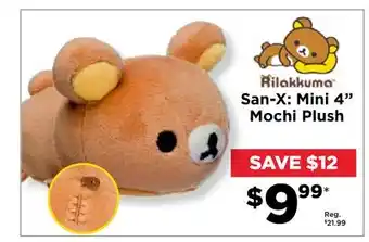 Showcase San-x: mini 4 mochi plush offer