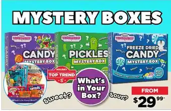 Showcase Mystery boxes offer