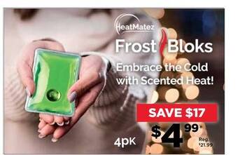 Showcase Heatmatez frost bloks offer