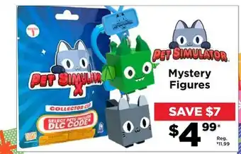 Showcase Pet simulator mystery figures offer