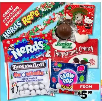 Showcase Holiday candy offer