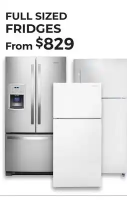 TA Appliances & Barbecues Full sized fridges offer