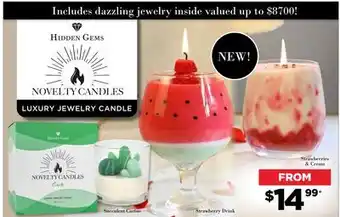Showcase Hidden gems jewelry candles offer