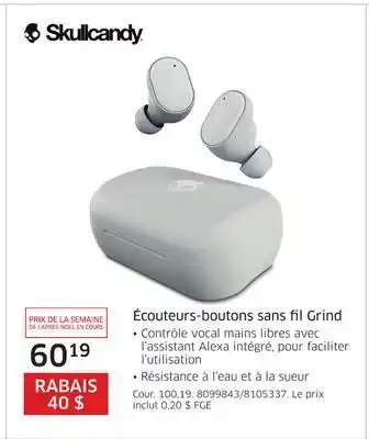 The Source Écouteurs-boutons sans fil grind skullcandy offer