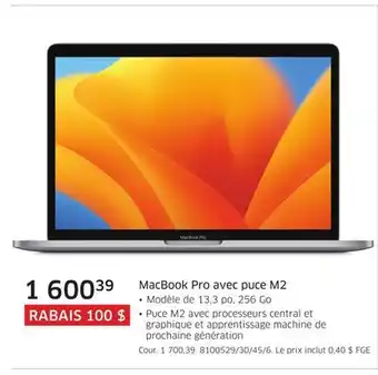 The Source Macbook pro avec puce m2 offer