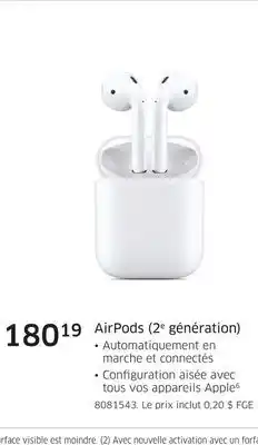 The Source Airpods (2e génération) apple offer