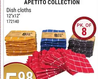 Rossy Apetito collection dish cloths offer