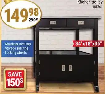 Rossy Kitchen trolley offer