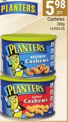 Rossy Planters cashews offer