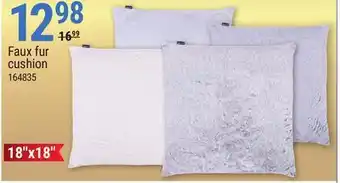 Rossy Faux fur cushion offer