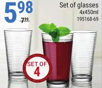 Rossy Set of glasses offer