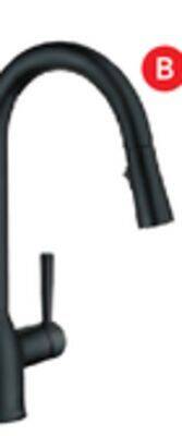 RONA Moen adler pull-down kitchen faucets matte black finish offer