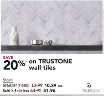 RONA Trustone wall tiles offer