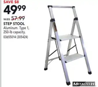 RONA Metaltech step stool offer
