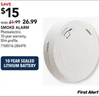 RONA First alert smoke alarm offer