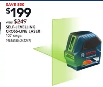 RONA Bosch self-levelling cross-line laser offer