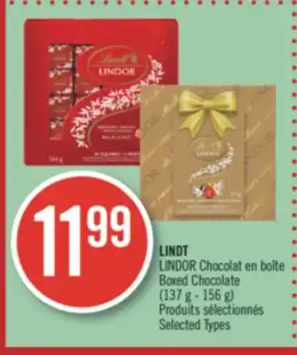 Pharmaprix Lindt boxed chocolate offer