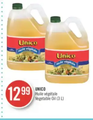 Pharmaprix Unico vegetable oil offer