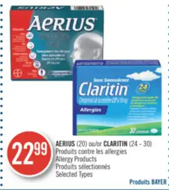 Pharmaprix Aerius (20) or claritin (24-30) offer