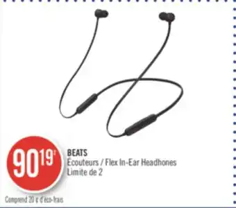 Pharmaprix Beats flex in-ear headphones offer