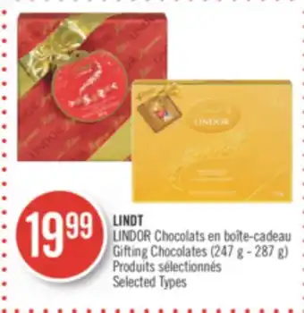 Pharmaprix Lindt lindor gifting chocolates offer