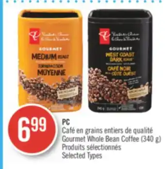 Pharmaprix Pc gourmet whole bean coffee offer