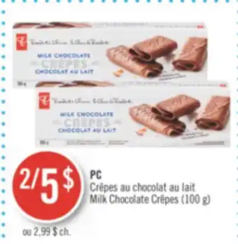 Pharmaprix Pc milk chocolate crêpes offer