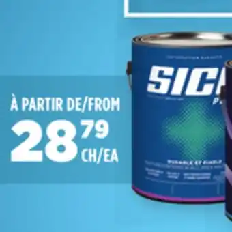 BMR Sur les peintures sico plus et sico virtuo de offer