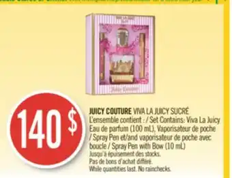 Pharmaprix Juicy couture viva la juicy sucré offer