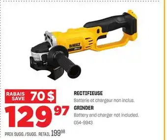 BMR Rectifieuse offer