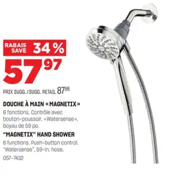 BMR Douche à main magnetix offer