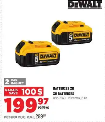 BMR Batteries xr offer
