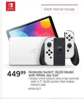The Source Nintendo switch oled model with white joy-con offer