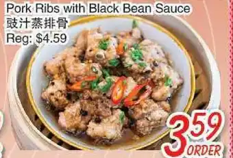 Foody Mart Pork ribs with black bean sauce offer