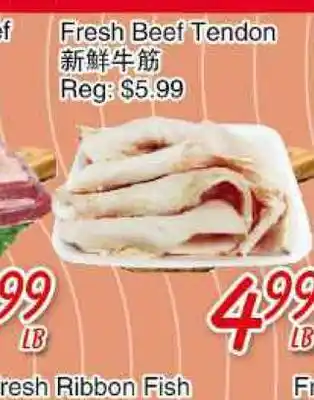Foody Mart Fresh beef tendon offer