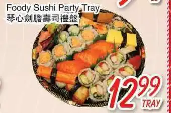 Foody Mart Foody sushi party tray offer