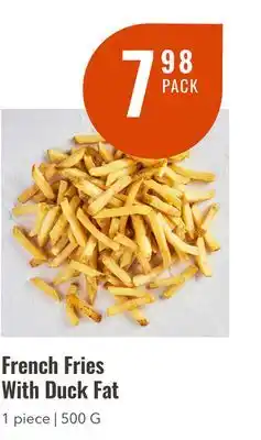 Wild Fork Foods French fries with duck fat offer