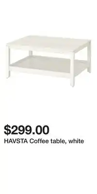 IKEA Havsta coffee table, white offer