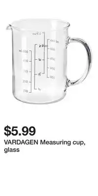 IKEA Vardagen measuring cup, glass offer