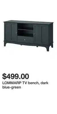 IKEA Lommarp tv bench, dark blue-green offer