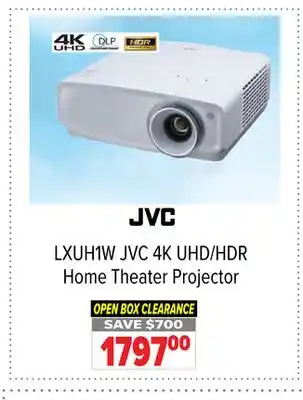 2001 Audio Video Jvc 4k uhd/hdr home theater projector offer