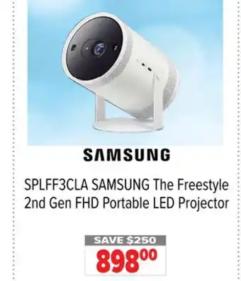 2001 Audio Video Samsung the freestyle 2nd gen fhd portable led projector offer