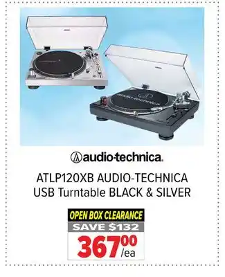 2001 Audio Video Audio-technica usb turntable black & silver offer