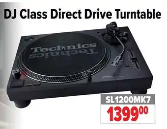 2001 Audio Video Technics dj class direct drive turntable offer