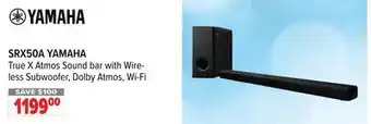 2001 Audio Video Yamaha true x atmos sound bar with wire- less subwoofer, dolby atmos, wi-fi offer