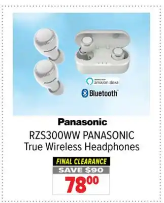 2001 Audio Video Panasonic true wireless headphones offer