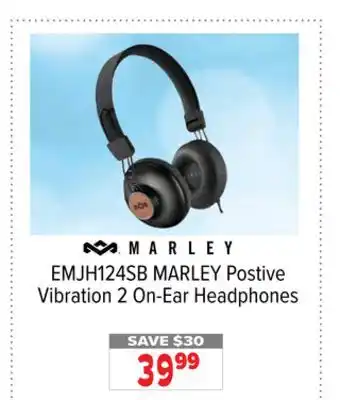 2001 Audio Video Marley postive vibration 2 on-ear headphones offer