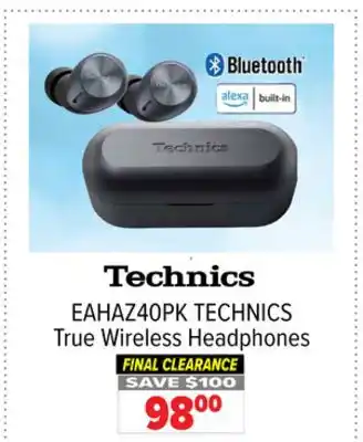 2001 Audio Video Technics true wireless headphones offer