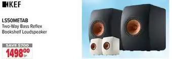 2001 Audio Video Kef two-way bass reflex bookshelf loudspeaker offer