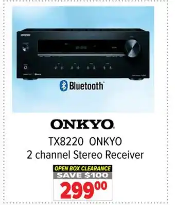 2001 Audio Video Onkyo 2 channel stereo receiver offer